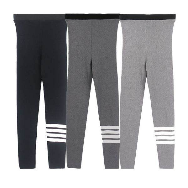 tb stripe four bar spring and autumn knitted elastic slim fit small foot bottoming pants fashion women's wear, White;black
tb stripe four bar spring and autumn knitted elastic slim fit small foot bottoming pants fashion women's wear, White;black