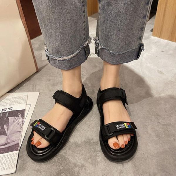 sandals 2021 style women's thick-soled sponge cake soft-soled all-match fairy roman beach shoes, Black
sandals 2021 style women's thick-soled sponge cake soft-soled all-match fairy roman beach shoes, Black