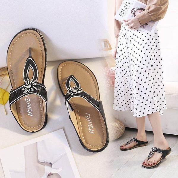 year's anti slip sandals diamond flower hollow bohemian fashion flat herringbone slippers1, Black
year's anti slip sandals diamond flower hollow bohemian fashion flat herringbone slippers1, Black