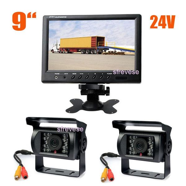 car video 12v-24v 18 led ir night vision reversing parking backup camera + 9" lcd monitor rear view kit for bus truck motorhome
car video 12v-24v 18 led ir night vision reversing parking backup camera + 9" lcd monitor rear view kit for bus truck motorhome