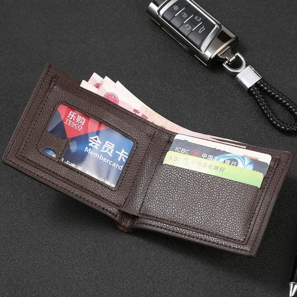 wallets men's wallet solid color short youth horizontal magnetic buckle card bag business casual large capacity man, Red;black
wallets men's wallet solid color short youth horizontal magnetic buckle card bag business casual large capacity man, Red;black