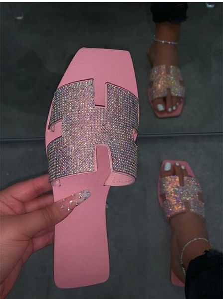 slippers summer women's zapatos de mujer fashion crystal beach slipper flat shoes women slides plus size flip flops open toe, Black
slippers summer women's zapatos de mujer fashion crystal beach slipper flat shoes women slides plus size flip flops open toe, Black