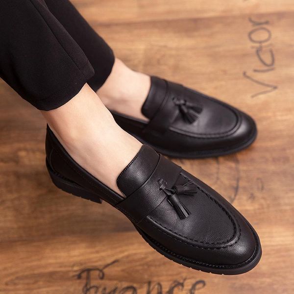dress shoes four seasons retro casual leather men's luscion su english bean a foot small, Black
dress shoes four seasons retro casual leather men's luscion su english bean a foot small, Black