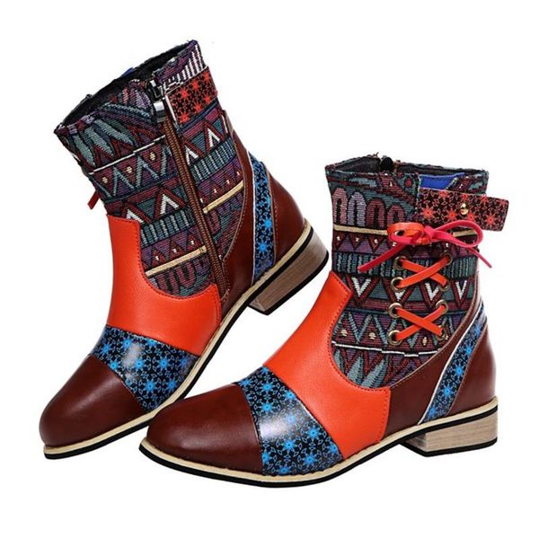 boots retro bohemian women shoes woman spring autumn cow leather motorcycle zipper chunky heel 2021, Black
boots retro bohemian women shoes woman spring autumn cow leather motorcycle zipper chunky heel 2021, Black