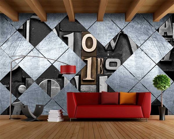 wallpapers customized 3d wallpaper retro nostalgic industrial style english alphabet mural background wall decorative painting
wallpapers customized 3d wallpaper retro nostalgic industrial style english alphabet mural background wall decorative painting