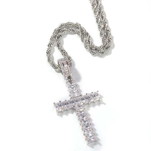 cross pendant necklaces for men women gifts 2 styles geometric zircon necklaces hip hop jewelry, Silver
cross pendant necklaces for men women gifts 2 styles geometric zircon necklaces hip hop jewelry, Silver