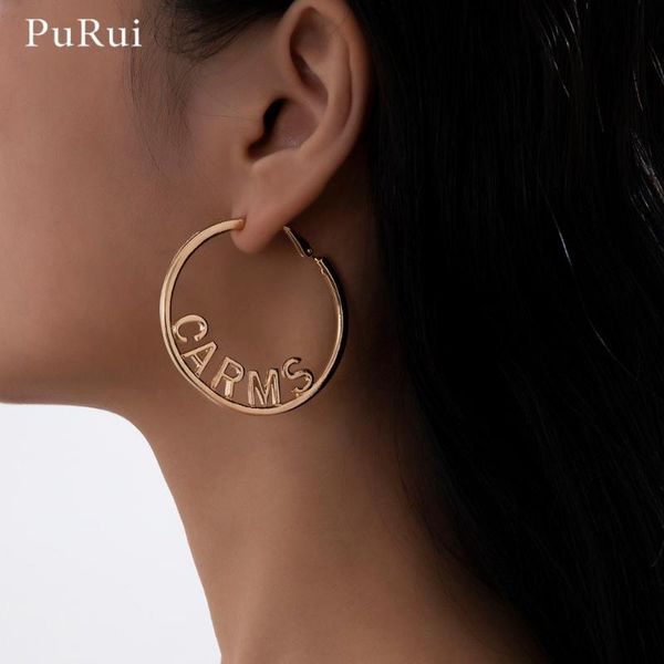 hoop & huggie purui punk hip-hop large circle earrings 2021 trend gold silver color carms letter unusual women fashion jewelry, Golden;silver
hoop & huggie purui punk hip-hop large circle earrings 2021 trend gold silver color carms letter unusual women fashion jewelry, Golden;silver