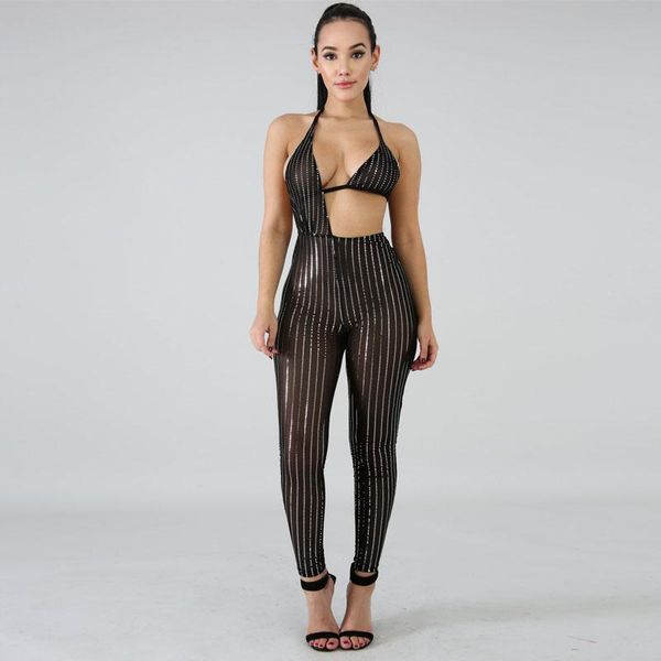 women's jumpsuits & rompers 2021 sequin jumpsuit spaghetti strap v-neck women party club sequined skinny backless overalls, Black;white
women's jumpsuits & rompers 2021 sequin jumpsuit spaghetti strap v-neck women party club sequined skinny backless overalls, Black;white