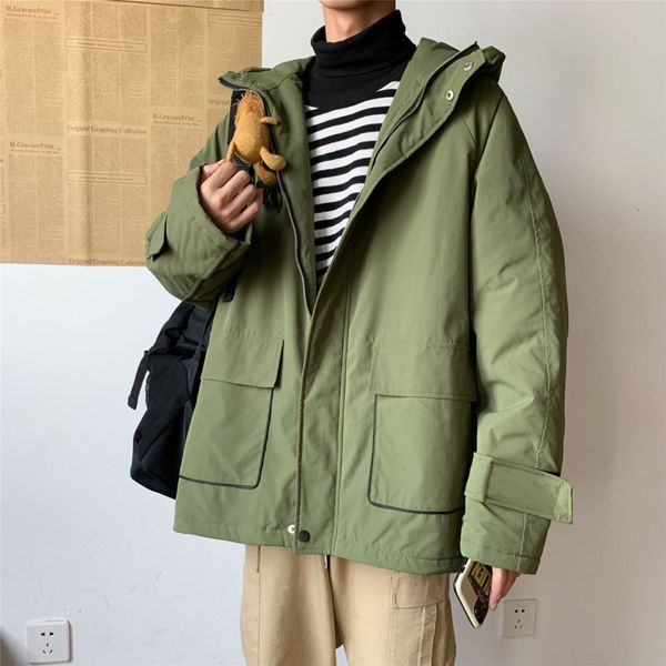 2021 new winter jacket men's warm parka fashion casual hooded men streetwear wild loose korean short coat mens clothes m-5xl 7uid, Black
2021 new winter jacket men's warm parka fashion casual hooded men streetwear wild loose korean short coat mens clothes m-5xl 7uid, Black