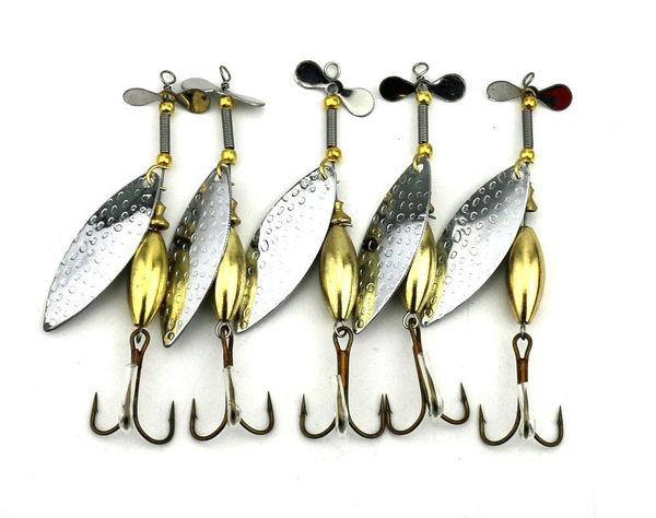 fishing hooks 5pcs/set metal lure spoon with gear sequins tackle hard bait spinner rotating
fishing hooks 5pcs/set metal lure spoon with gear sequins tackle hard bait spinner rotating