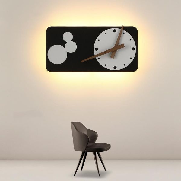 wall lamp mordern nordic led lamps with clock for restaurant living room bedroom contracted luminaire indoor creative decor supplies
wall lamp mordern nordic led lamps with clock for restaurant living room bedroom contracted luminaire indoor creative decor supplies