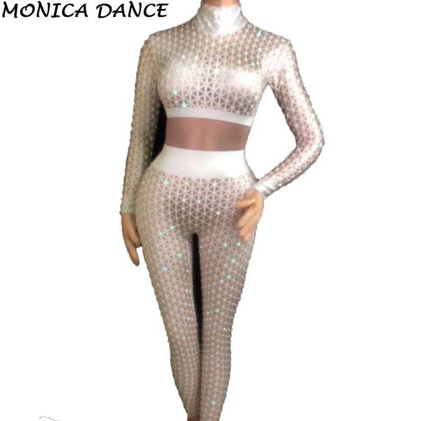 women's jumpsuits & rompers women stage rhinestones djds jumpsuit sparkling crystals party nightclub wear singer dance bling birthday c, Black;white
women's jumpsuits & rompers women stage rhinestones djds jumpsuit sparkling crystals party nightclub wear singer dance bling birthday c, Black;white