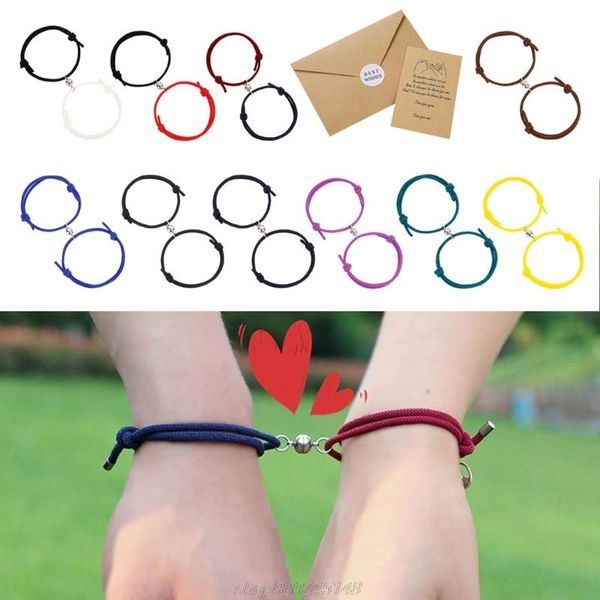 link, chain 2pcs lover couple magnetic distance matching bracelet kit lovers friendship fashion j16 21 dropship, Black
link, chain 2pcs lover couple magnetic distance matching bracelet kit lovers friendship fashion j16 21 dropship, Black