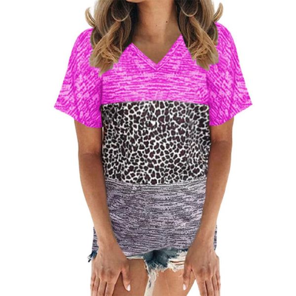 women's t-shirt v neck short sleeve patchwork leopard printed summer fashion women loose tee plus size s-5xl wdc7373, White
women's t-shirt v neck short sleeve patchwork leopard printed summer fashion women loose tee plus size s-5xl wdc7373, White