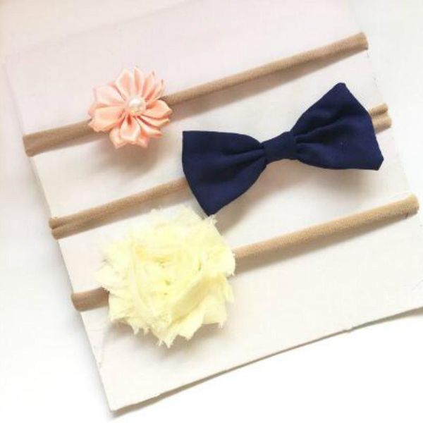 hair accessories 3pcs/set turban headband skinny soft nylon satin chiffon flower kids girl, Slivery;white
hair accessories 3pcs/set turban headband skinny soft nylon satin chiffon flower kids girl, Slivery;white