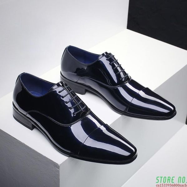 dress shoes men formal 2021 fashion patent leather spring & autumn brand business office wedding footwear, Black
dress shoes men formal 2021 fashion patent leather spring & autumn brand business office wedding footwear, Black