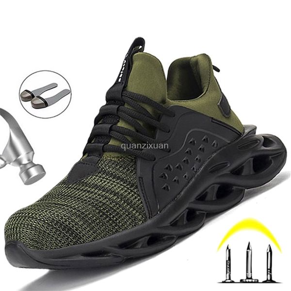 breathable work safety shoes for men work shoes steel toe indestructible light men work sneakers male security plus size 36-48 210923, Black
breathable work safety shoes for men work shoes steel toe indestructible light men work sneakers male security plus size 36-48 210923, Black