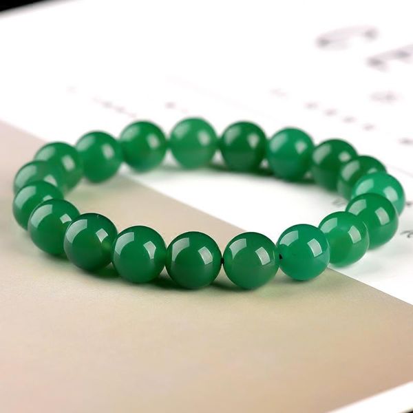 other bracelets beautiful jewelry chinese 8mm green chalcedony jade beads elastic bracelet, Golden;silver
other bracelets beautiful jewelry chinese 8mm green chalcedony jade beads elastic bracelet, Golden;silver