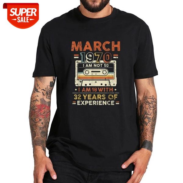 i am 18 with 32 years of experience t shirt - birthday march 1970 vintage tshirt digital print 100% cotton tee #pr4e, White;black
i am 18 with 32 years of experience t shirt - birthday march 1970 vintage tshirt digital print 100% cotton tee #pr4e, White;black