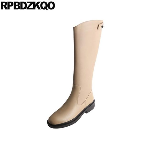 boots tall round toe knee chunky fall girls shoes women low heel genuine leather block long autumn, Black
boots tall round toe knee chunky fall girls shoes women low heel genuine leather block long autumn, Black
