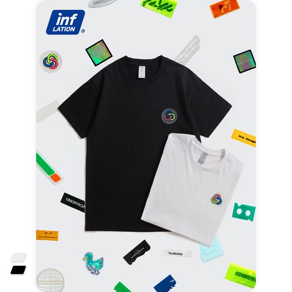 cotton mens clothing t-shirt short sleeve 210g small element 2021 spring and summer new trendy brand simple fashion brand stitching cylinde, White;black
cotton mens clothing t-shirt short sleeve 210g small element 2021 spring and summer new trendy brand simple fashion brand stitching cylinde, White;black