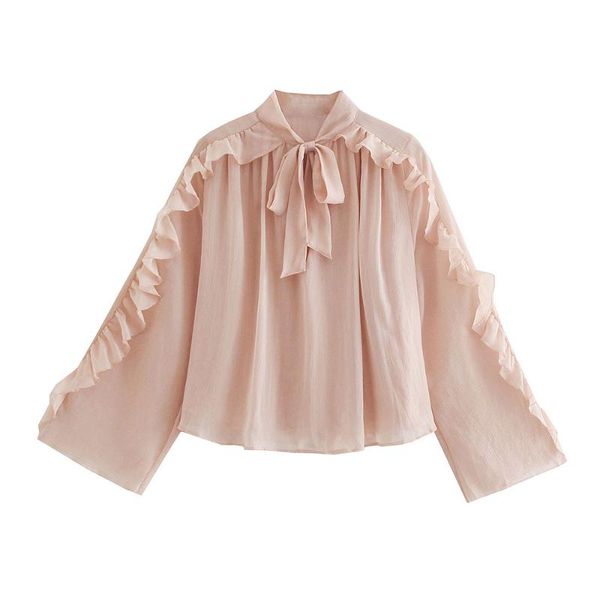 women's blouses & shirts dulqfs 2021 summer women vintage chiffon solid sweet ruffles blouse female long sleeve streetwear ladies casua, White
women's blouses & shirts dulqfs 2021 summer women vintage chiffon solid sweet ruffles blouse female long sleeve streetwear ladies casua, White