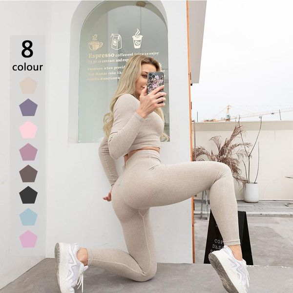 yoga outfit women's sportswear set workout clothes wear gym ste legging female seamless fitness bra crop long sleeve suit
yoga outfit women's sportswear set workout clothes wear gym ste legging female seamless fitness bra crop long sleeve suit