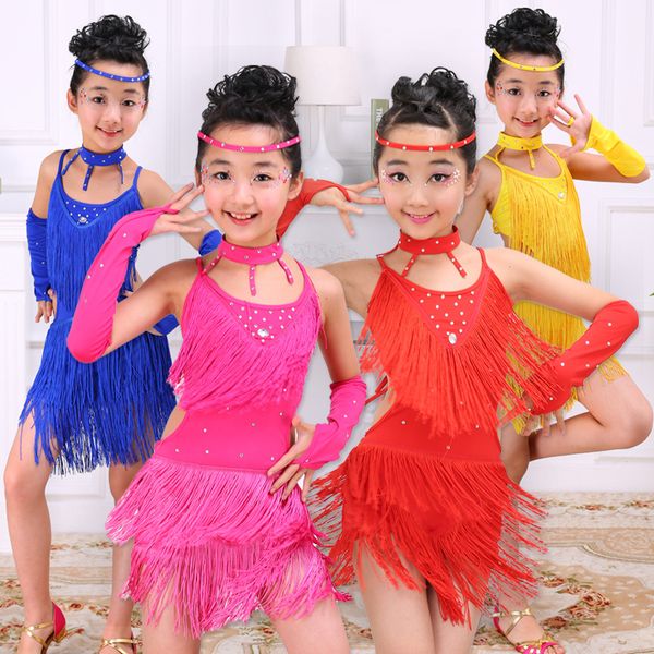 childrens latin dance costume summer childrens liusu latin skirt female performance competition grade examination costume, Black;red
childrens latin dance costume summer childrens liusu latin skirt female performance competition grade examination costume, Black;red