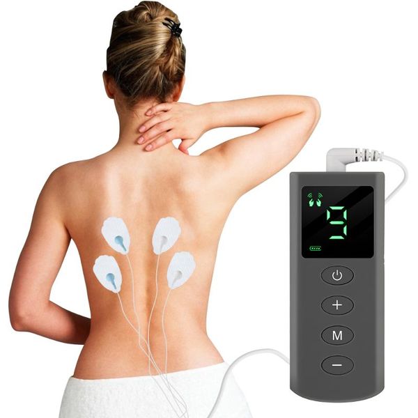 electric massagers 4 modes tens massage 9 intensity electrode pads ems muscle stimulation pulse electroe stimulador body massager
electric massagers 4 modes tens massage 9 intensity electrode pads ems muscle stimulation pulse electroe stimulador body massager