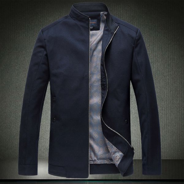 sizes xl- 5xl 6xl 7xl quality mens jacket coat stand collar outerwear 8013 1z10, Black;brown
sizes xl- 5xl 6xl 7xl quality mens jacket coat stand collar outerwear 8013 1z10, Black;brown
