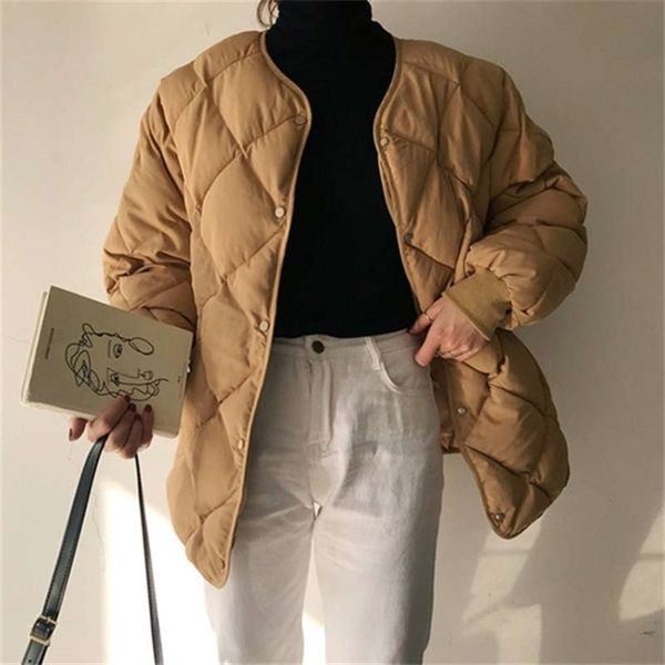 hzirip office fashion casual winter windbreaker coat women warm loose cotton coats long sleeve outerwear 210927, Black
hzirip office fashion casual winter windbreaker coat women warm loose cotton coats long sleeve outerwear 210927, Black