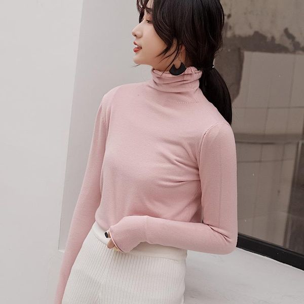 women's sweaters women and jumpers autumn winter turtleneck sweater solid soft must have pullovers knitting pulls, White;black
women's sweaters women and jumpers autumn winter turtleneck sweater solid soft must have pullovers knitting pulls, White;black