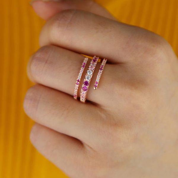 wedding rings rose gold color lady finger ring jewelry with red pink colorful cz multi band snake for women, Slivery;golden
wedding rings rose gold color lady finger ring jewelry with red pink colorful cz multi band snake for women, Slivery;golden