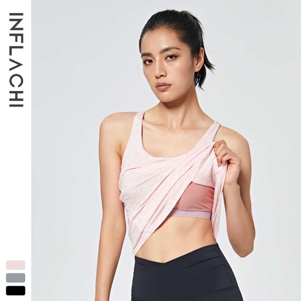 summer yoga women's lu fitness running sports suit vest quick drying breathable t-shirt with bra sleeve less sling vest, Black;white
summer yoga women's lu fitness running sports suit vest quick drying breathable t-shirt with bra sleeve less sling vest, Black;white