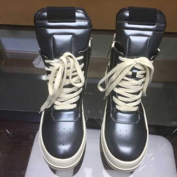 classic men women rick mid casual boot sneaker genuine leather ladies platform owens dress walking trainer lace up boots style2, Black
classic men women rick mid casual boot sneaker genuine leather ladies platform owens dress walking trainer lace up boots style2, Black