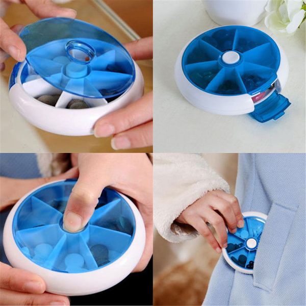 1pcs portable 7-day rotating pill case outdoor travel pill dispenser vitamin holder pill medicine box 3 colors
1pcs portable 7-day rotating pill case outdoor travel pill dispenser vitamin holder pill medicine box 3 colors