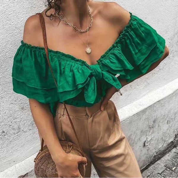 women's blouses & shirts boho inspired dramatic shoulder ruffled off-the-shoulder women teired cotton blouse shirt, White
women's blouses & shirts boho inspired dramatic shoulder ruffled off-the-shoulder women teired cotton blouse shirt, White