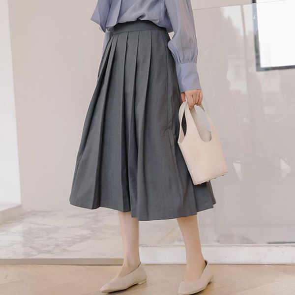 skirts women high waist pleated arrival 2021 spring korean style solid color all-match ladies elegant a-line long skirt w034, Black
skirts women high waist pleated arrival 2021 spring korean style solid color all-match ladies elegant a-line long skirt w034, Black