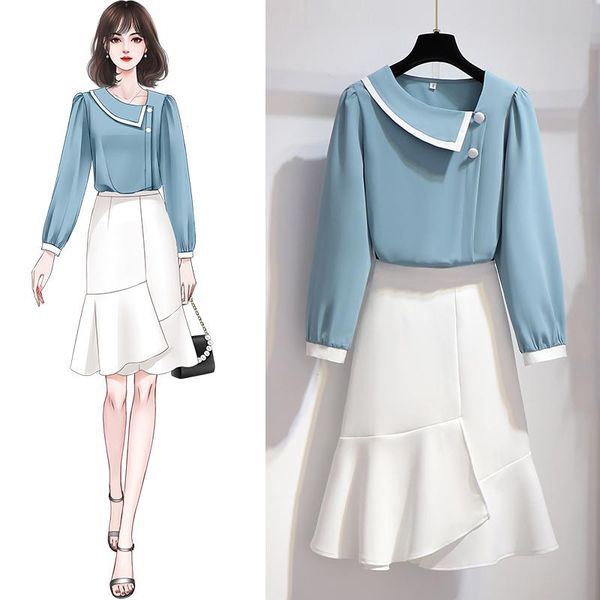 women's tracksuits fishtail skirt suits female temperament of autumn outfit in business attire fashionable western style minus age skir, Gray
women's tracksuits fishtail skirt suits female temperament of autumn outfit in business attire fashionable western style minus age skir, Gray