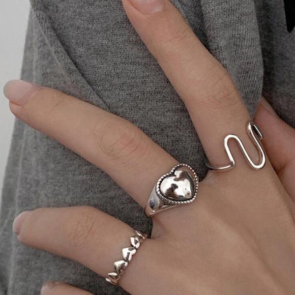 wedding rings 2021 style silver color love heart trendy elegant vintage sweet simple wavy lines party jewelry girl accessories, Slivery;golden
wedding rings 2021 style silver color love heart trendy elegant vintage sweet simple wavy lines party jewelry girl accessories, Slivery;golden