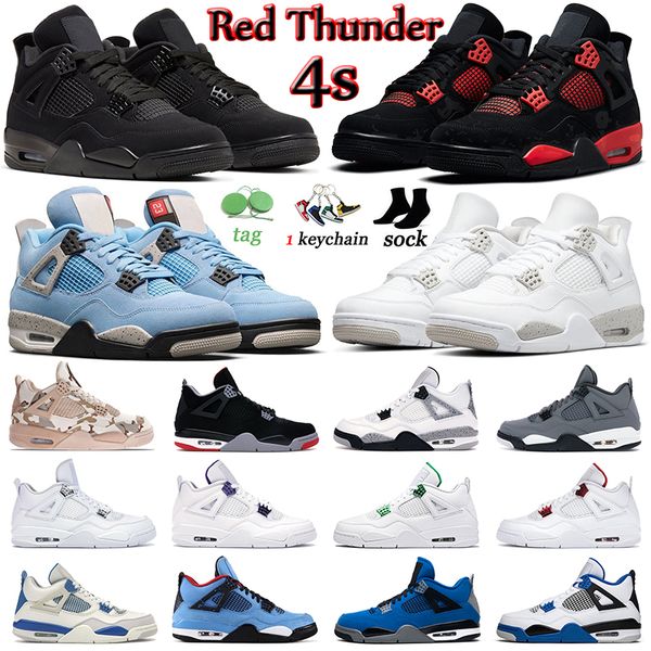 red thunder men basketball shoes 4s jumpman 4 black cat university blue white oreo pure money cool grey wild things mens women trainers spor
red thunder men basketball shoes 4s jumpman 4 black cat university blue white oreo pure money cool grey wild things mens women trainers spor