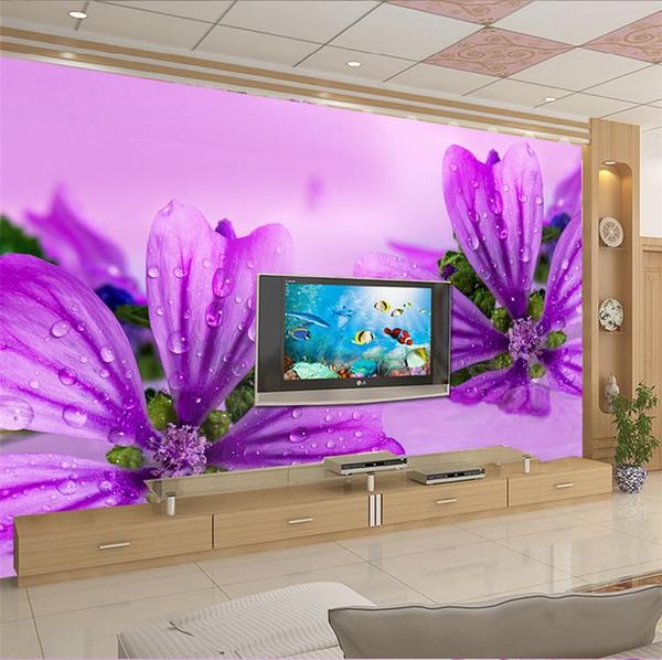 wallpapers custom po wallpaper tv background 3d stereo living room modern minimalist large mural rose purple
wallpapers custom po wallpaper tv background 3d stereo living room modern minimalist large mural rose purple