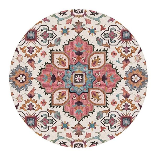 carpets ethnic geometric soft round carpet for living room floral flower floor door chair baby play mat pad parlor bedroom area rugs
carpets ethnic geometric soft round carpet for living room floral flower floor door chair baby play mat pad parlor bedroom area rugs