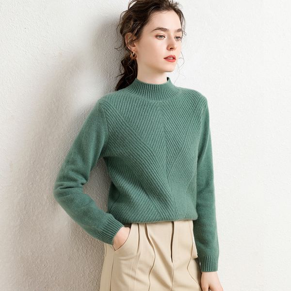 women's two piece pants autumn/winter 2021 semi-collar shirt with lazy-style pullover wearing wool sweater ordains cashmere woman, White
women's two piece pants autumn/winter 2021 semi-collar shirt with lazy-style pullover wearing wool sweater ordains cashmere woman, White