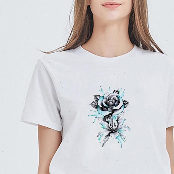 rose women clothes new arrival t shirts women cool harajuku t shirt versatile punk oversize gym cute vestidos, White
rose women clothes new arrival t shirts women cool harajuku t shirt versatile punk oversize gym cute vestidos, White