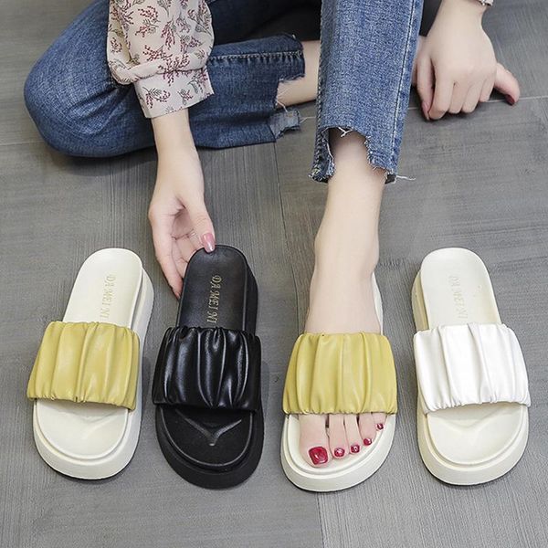 slippers shoes casual slipers women slides med platform luxury 2021 flat hoof heels fashion pu basic woman house, Black
slippers shoes casual slipers women slides med platform luxury 2021 flat hoof heels fashion pu basic woman house, Black