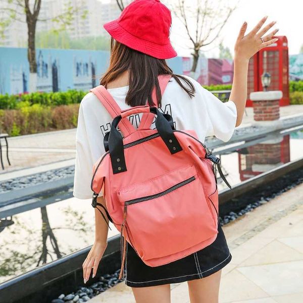 fashion women waterproof multifunctional nylon backpack tote shoulder backpack y0804
fashion women waterproof multifunctional nylon backpack tote shoulder backpack y0804