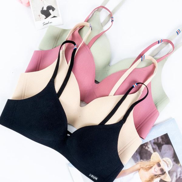 bras women seamless bra push up wireles lingerie fashion underwear deep u bralette brassiere female women's intimates, Red;black
bras women seamless bra push up wireles lingerie fashion underwear deep u bralette brassiere female women's intimates, Red;black