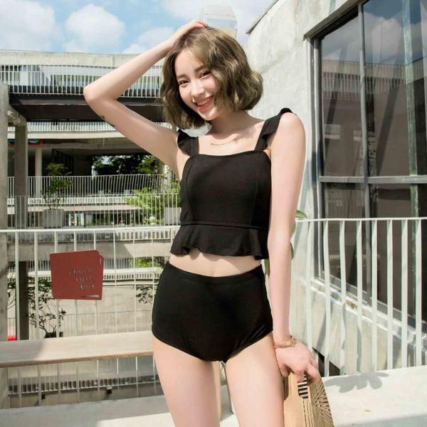 one-piece suits 2021 swimsuit ruffle bikini set soft pad swimwear beach halter bathing suit black three piece for women
one-piece suits 2021 swimsuit ruffle bikini set soft pad swimwear beach halter bathing suit black three piece for women
