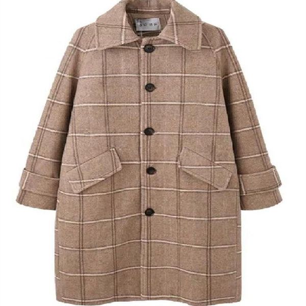 women's wool & blends 2021 autumn and winter lapel single-breasted mid-length fashion loose temperament thick woolen coat women polyest, Black
women's wool & blends 2021 autumn and winter lapel single-breasted mid-length fashion loose temperament thick woolen coat women polyest, Black